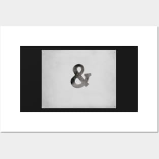 Ampersand Typography design Posters and Art